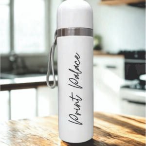 Customized / Bottle with Cup / Colour Print / PPB-02