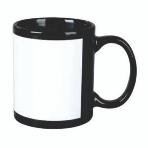 Customized / Black & Red Patch Shine / tea - coffee  / Mug