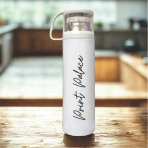 Customized / Bottle with Cup / Colour Print / PPB-09