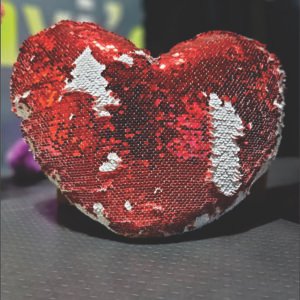 Customize / Sparkles  Heart Cushion