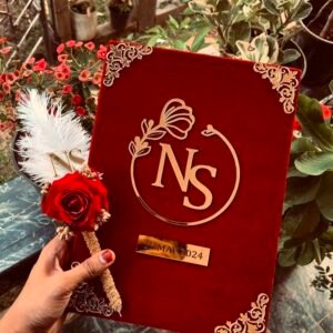 Nikah Booklet Red Velvet