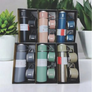 Customized / Hot & Cold Bottle 3 Cup Set / Leser Print / PPB-11