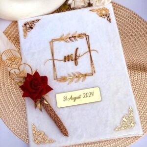 Nikah Booklet White